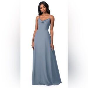 Azazie Daenerys Dress in the color Twilight